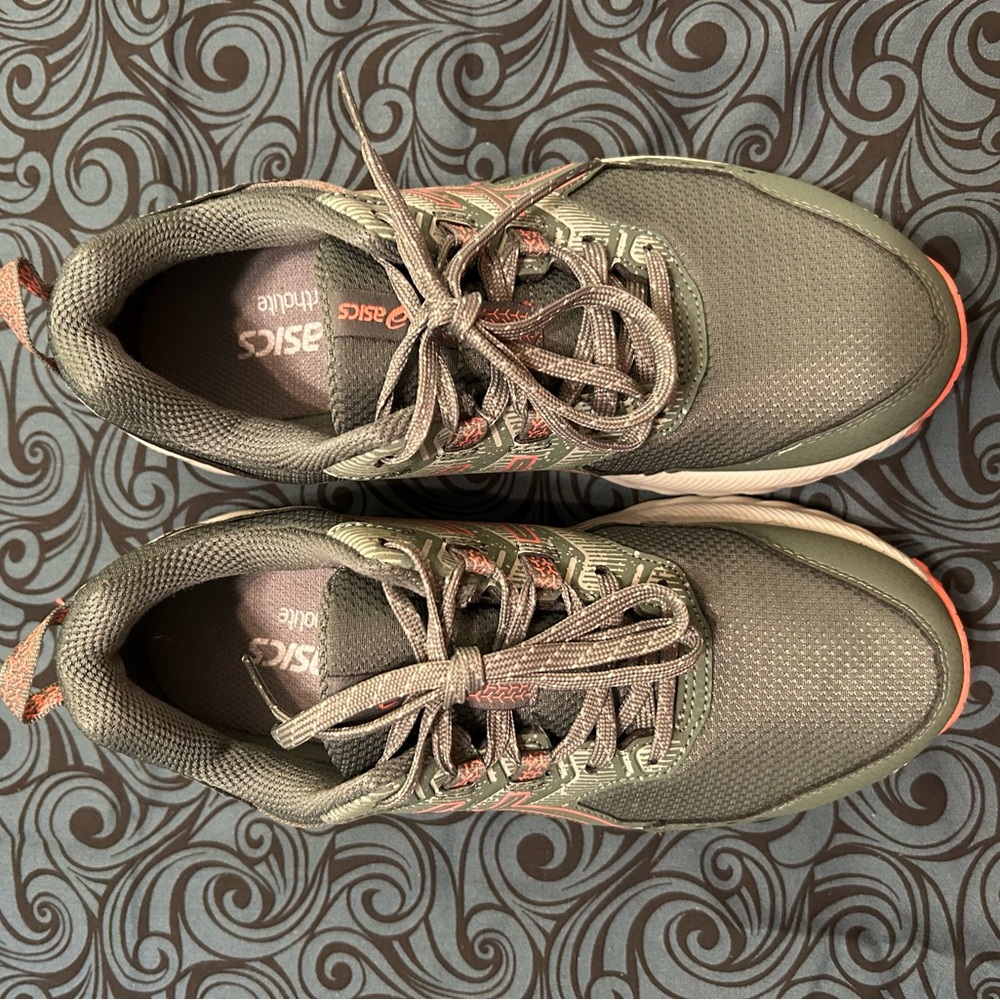 ASICS Women's Gel-Venture 9 Athletic Shoes - Ivy and Papaya - Picture 2 of 9